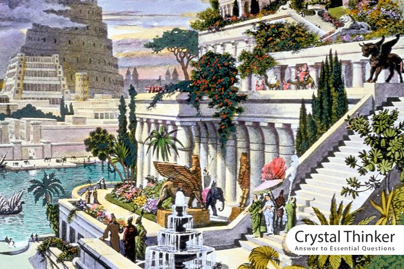 Illustration of the Hanging Gardens of Babylon