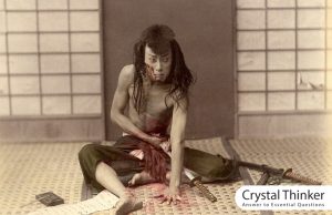 Seppuku | An ancient suicide in Japan and related issues A samurai man doing Seppuku