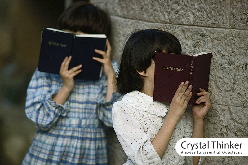 Two little girls are reading God's creation verses